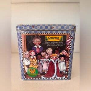 Vintage SEALED Crayola Crayons Tin